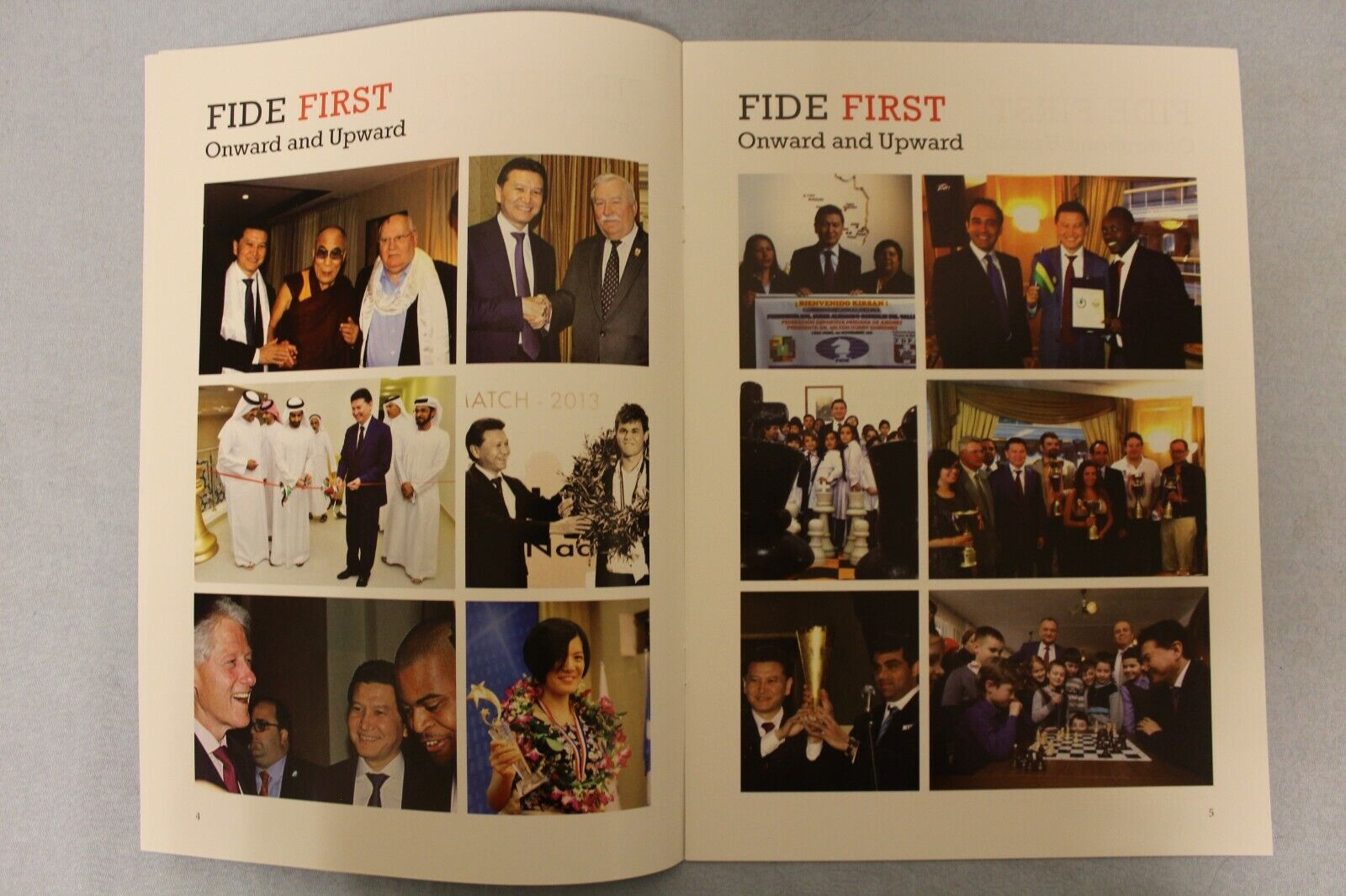 10688.2 Grand Booklets about Kirsan Ilyumzhinov. FIDE First Onward and Upward