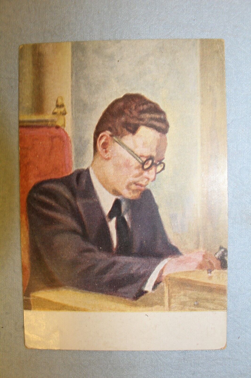 10711.3 Chess Postcards 1936. Ryumin, Botvinnik, Capablanca by V.  Mikhailov