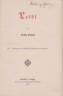 10770.Antique book. Künstler Monographien. Leibl von Georg Fronau. 1901