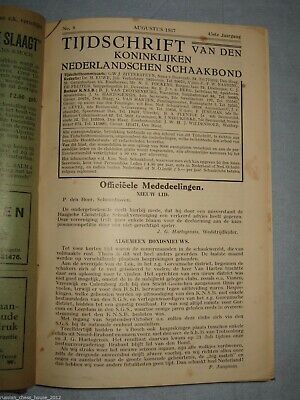 10790.Antique chess magazine:Tijdschrift van den Koninklijken nederlandschen