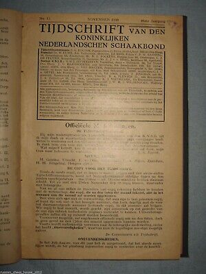10790.Antique chess magazine:Tijdschrift van den Koninklijken nederlandschen