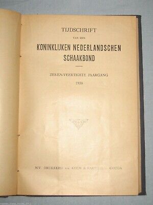 10790.Antique chess magazine:Tijdschrift van den Koninklijken nederlandschen