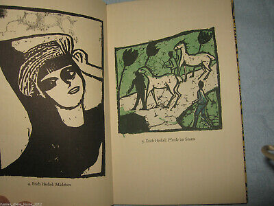 10809.Antique German Book: Deutsche Holzschnitte des XX. Jahrhunderts. IN Nr. 606 1957