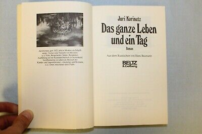 10936.Arbatov’s Library. Signed by Author. Das ganze Leben und ein Tag. Korinetz. 1980