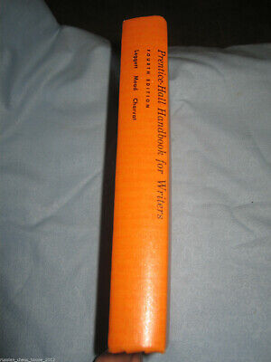 10969.Book: G.Leggett, C.David Mead, W.Charvat. Prentice Hall Handbook For Writers