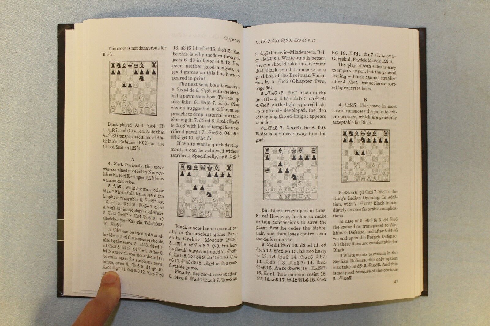 11073.Chess Book: Grigory Bogdanovich. Play 2...Nf6! in the Sicilian. 2009