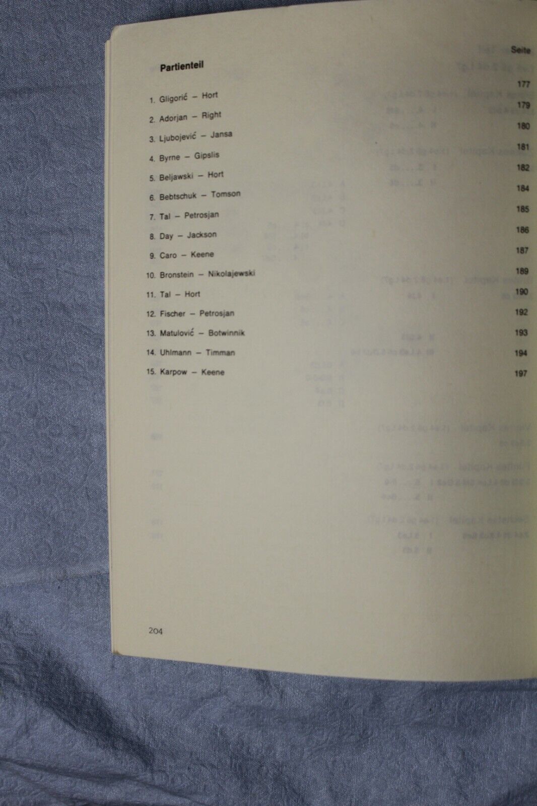 11120.Chess Book: signed Friedstein for Karpov, Pirc-Ufimzew Verteidingung, 1977