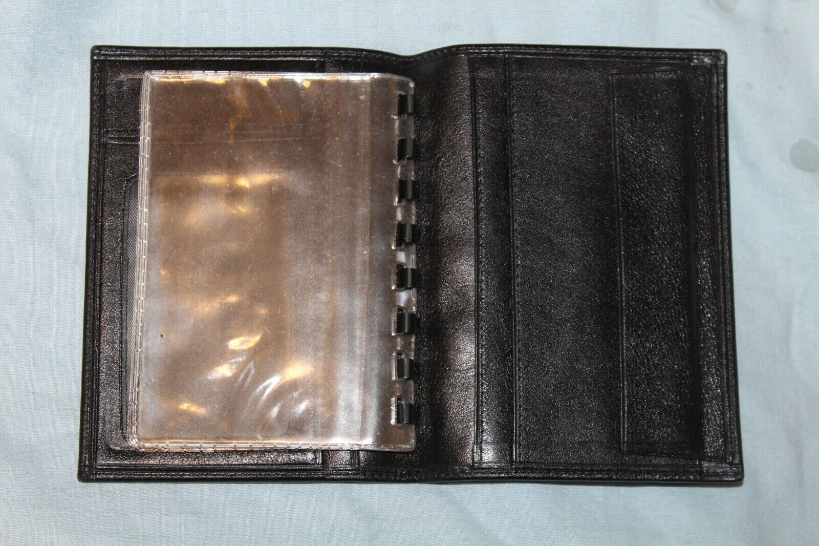 11140.Chess Business card holder: FIDE World Championship Moscow 2001- 2002 Leather