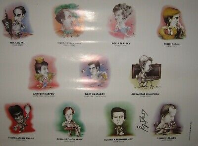 11202.Chess Poster: World Chess Champions 1886- 2007