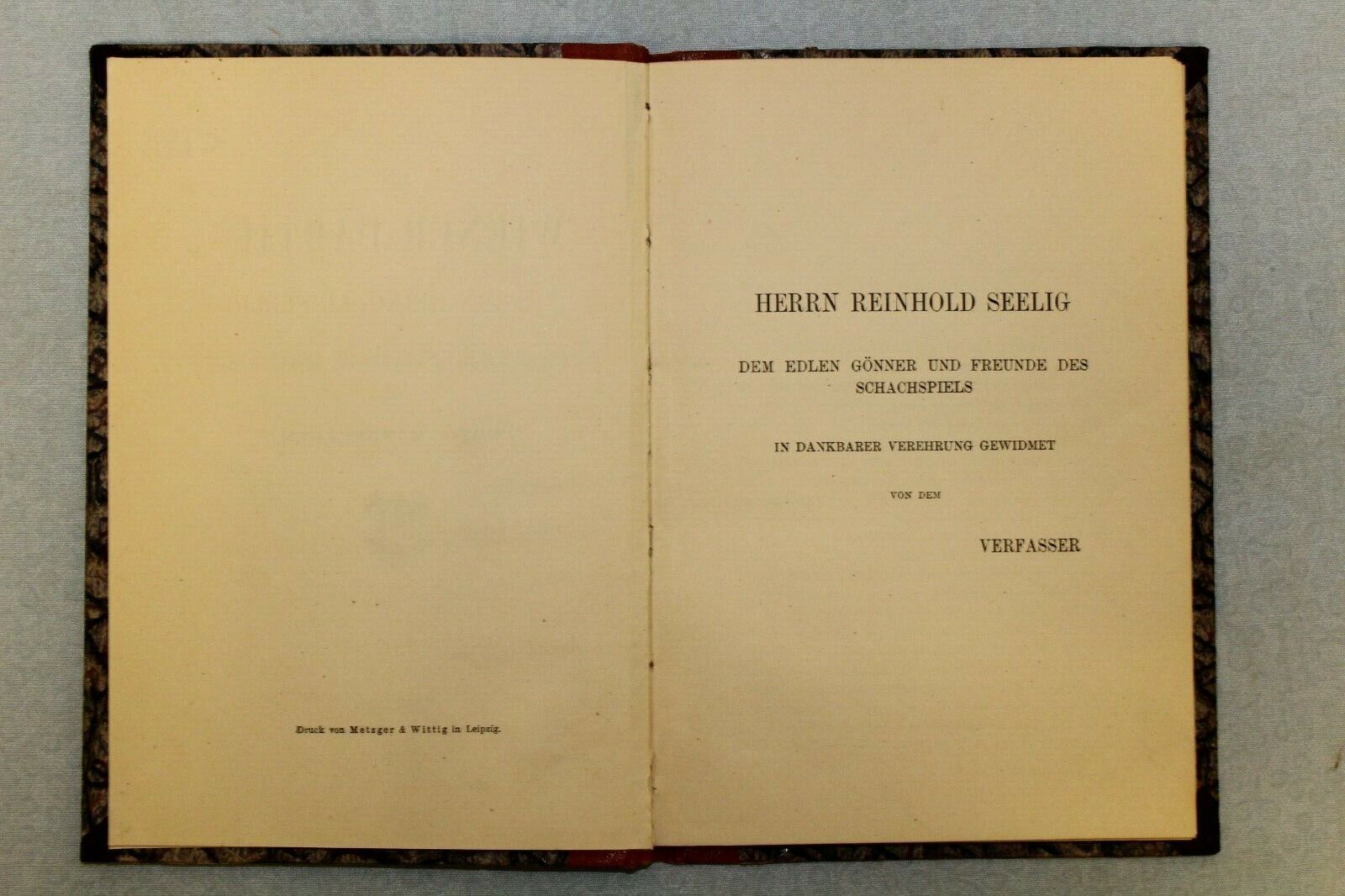 11311.German Chess Book: Die Wiener Partie Eine Schach-Theoretische.1893