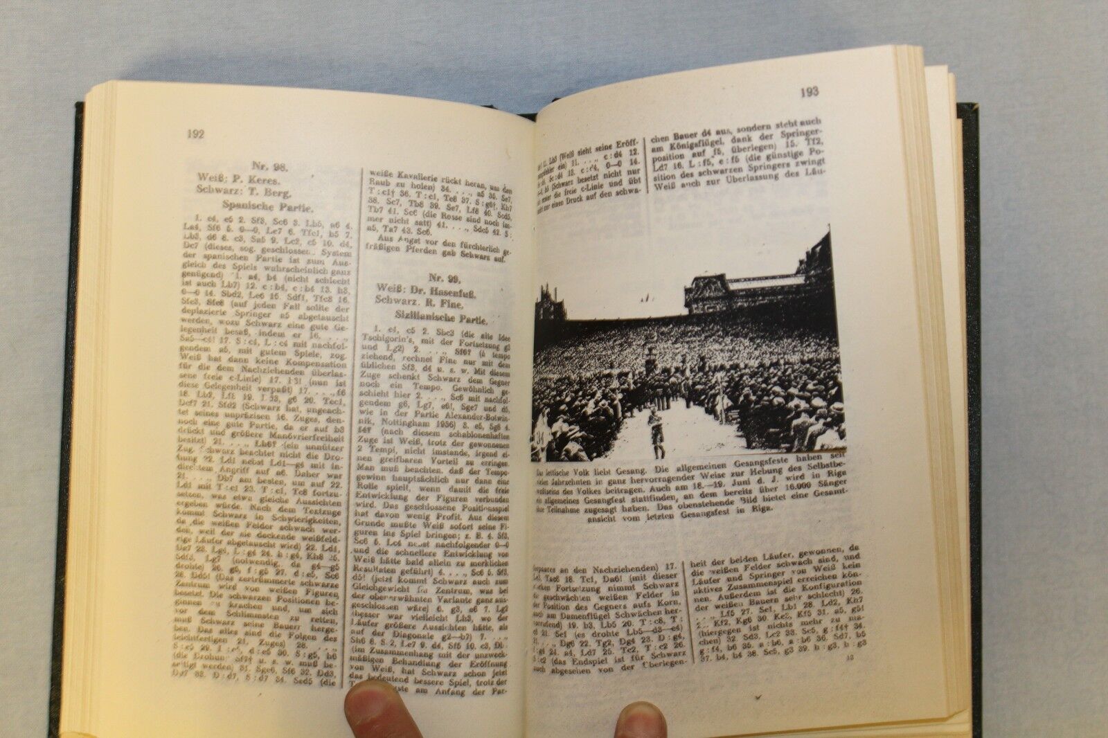 11314.German Chess Book: Schachmeisterturnier zu Kemeri in Lettland 1937