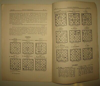 11318.German Chess Magazine «Deutsche Schachblatter». Individual issues. 1925. 1928