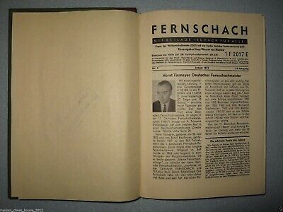 11320.German Chess Magazine: «Fernschach». Complete yearly set. 1972