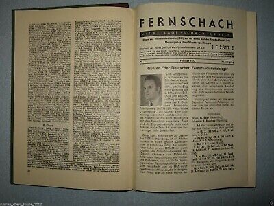 11320.German Chess Magazine: «Fernschach». Complete yearly set. 1972