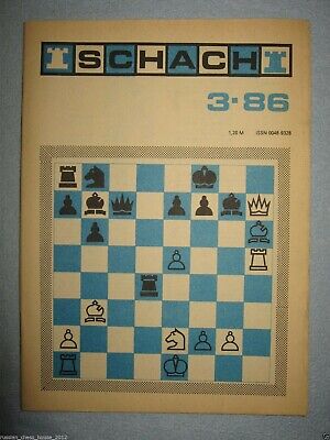 11326.German Chess Magazine: «Schach». Complete yearly set. 1986