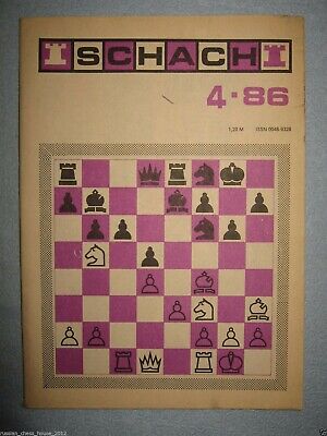 11326.German Chess Magazine: «Schach». Complete yearly set. 1986