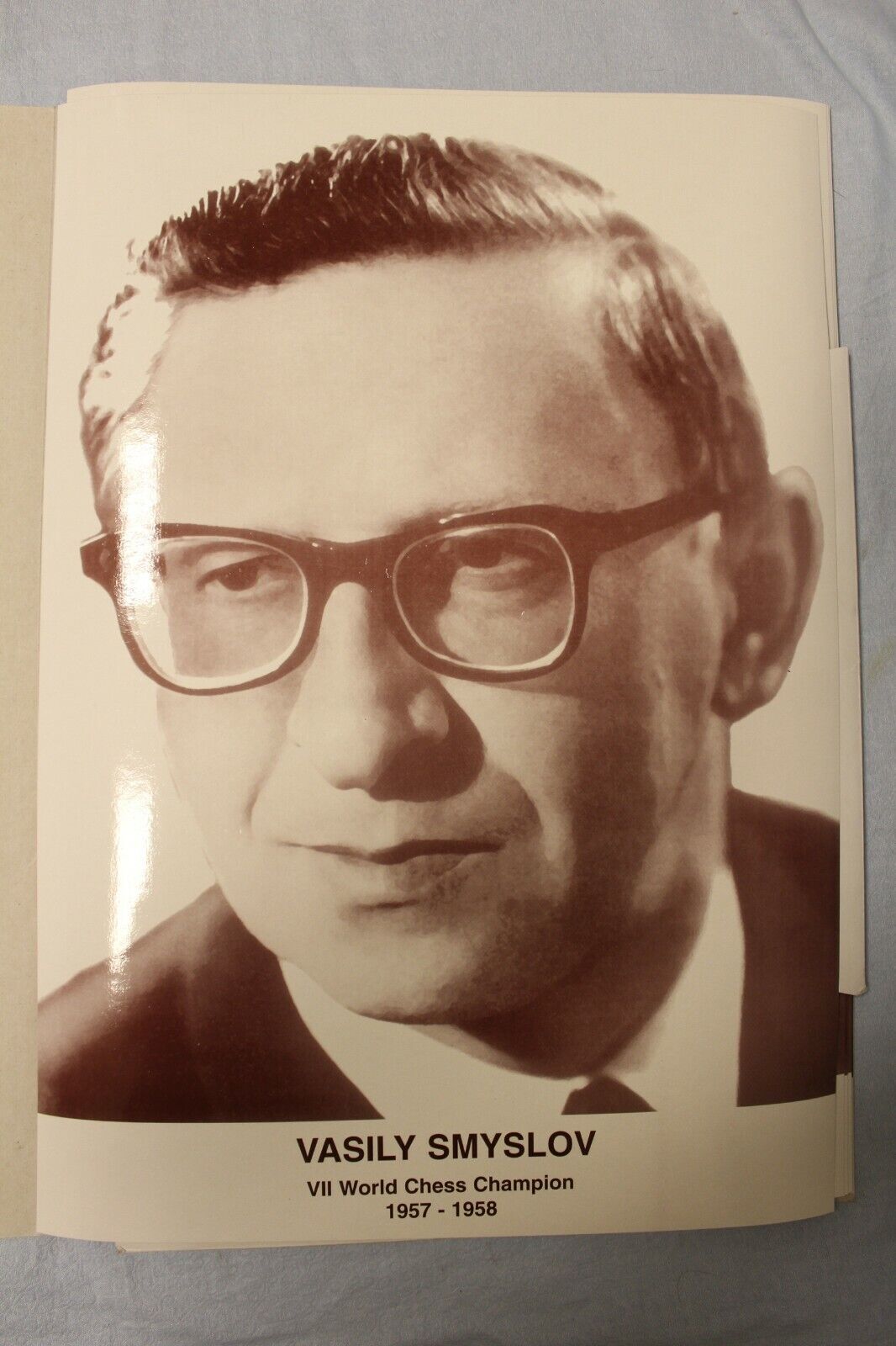 11339.Huge Wall Portraits of World Chess Champions (from Steinitz to Karlsen) 48Х34