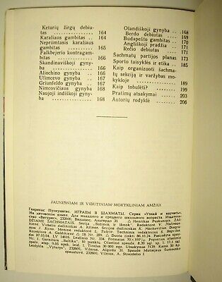 11357.Lithuanian Chess Book: Henrikas Puskunigis. Zaidziame sachmatais. Vilnius. 1987