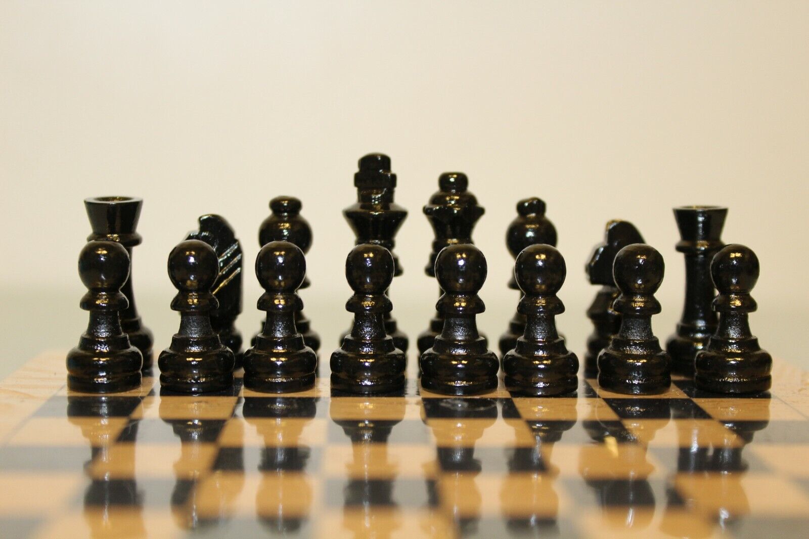 11376.Miniature Wooden Chess Set. Jiangnan Primary School