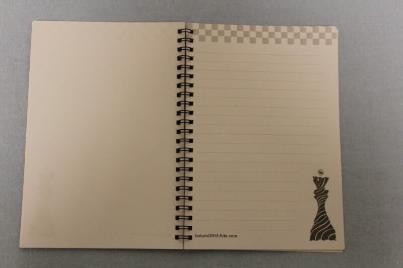 11379.Notepad with the Official Logo of Batumi World Chess Olympiad 2018