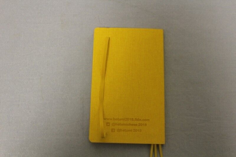 11380.Notepad with the Official Logo of Batumi World Chess Olympiad 2018