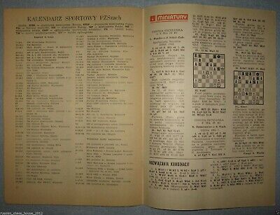 11409.Polish Chess Magazine: «Szachy». Complete yearly set. 1984