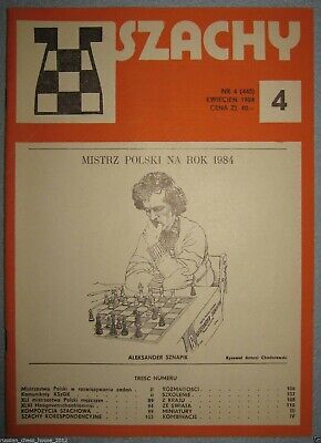11409.Polish Chess Magazine: «Szachy». Complete yearly set. 1984