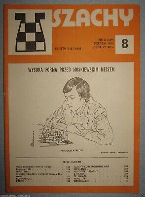 11409.Polish Chess Magazine: «Szachy». Complete yearly set. 1984