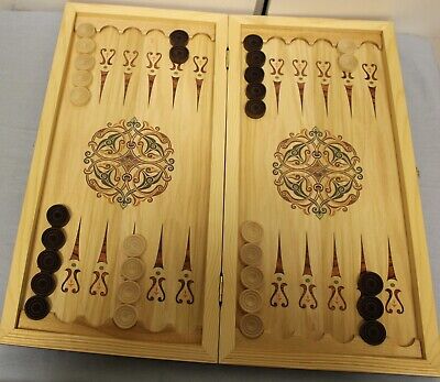 11447.Russian Checkers / Backgammon Set «Russian Flag»