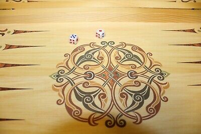 11447.Russian Checkers / Backgammon Set «Russian Flag»
