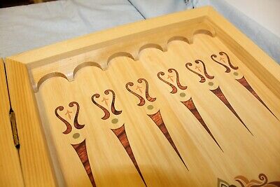 11447.Russian Checkers / Backgammon Set «Russian Flag»
