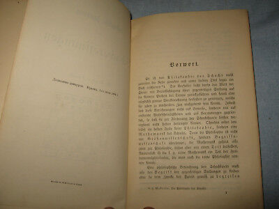 11461.Russian Chess Book on deutsch language Dr. Eugen v. Schmidt. 1895