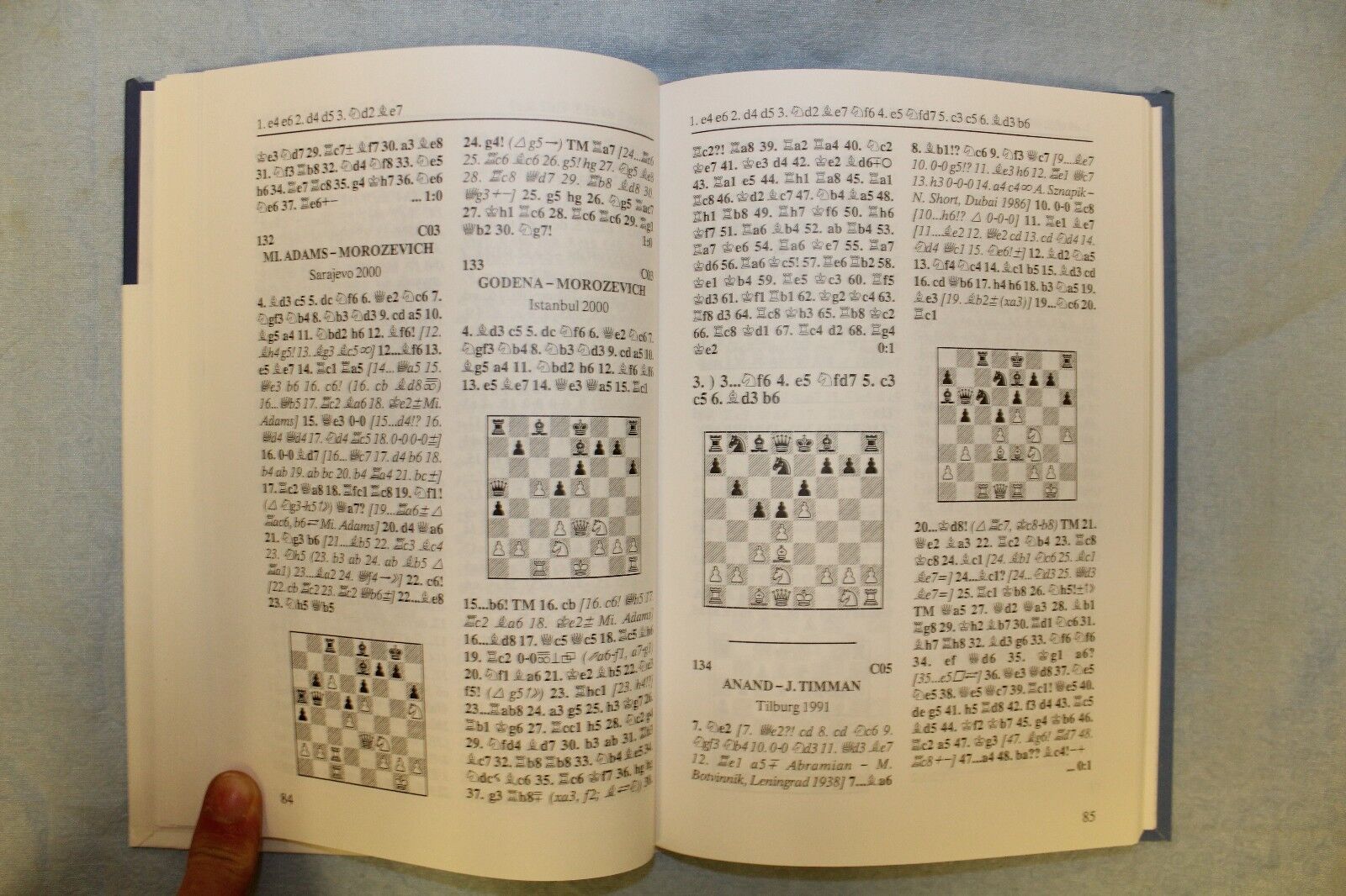 11501.Russian Chess Book: Alexander Kalinin. Modern Practice. The French Defence. 2003