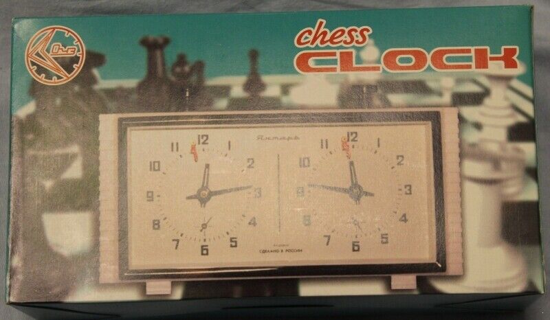 11560.Russian Chess Clock Jantar Classical Mechanical Wind-Up Timer New