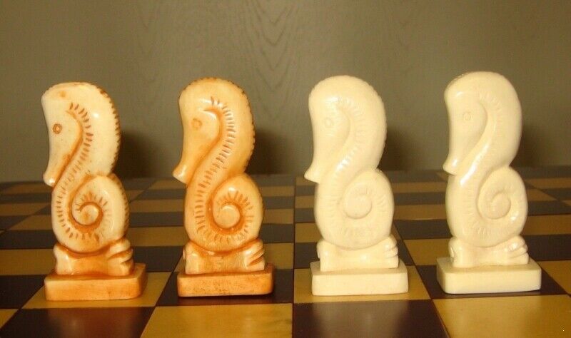 11581.Russian Chess Set Sea Tale