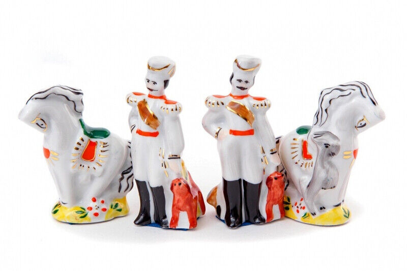 11598.Russian Porcelain Chess Set Picturesque. Verbilki