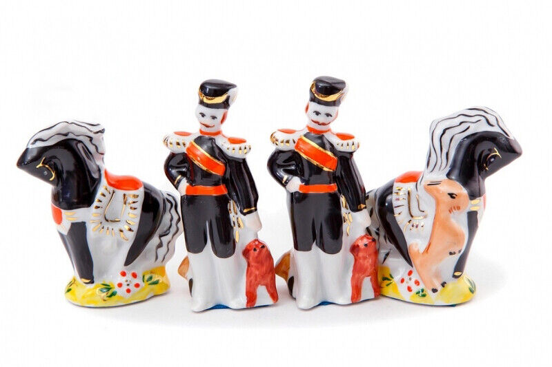11598.Russian Porcelain Chess Set Picturesque. Verbilki