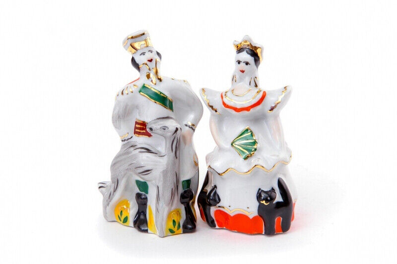11598.Russian Porcelain Chess Set Picturesque. Verbilki