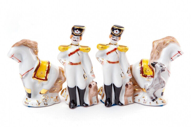 11599.Russian Porcelain Chess Set The Presidential Regiment (Verbilki) Gardner factory