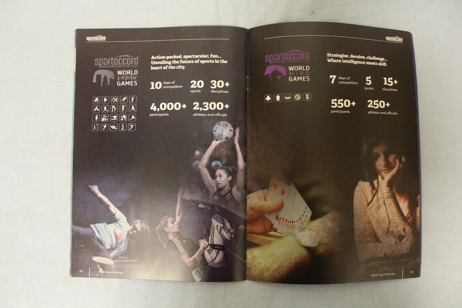 11652.Set of 5 Sportaccord International Federation Unite Magazines. Switzerland. 2014